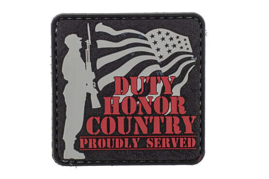 5ive Star Gear Duty Honor Country Morale Patch has a stain-resistant surface
